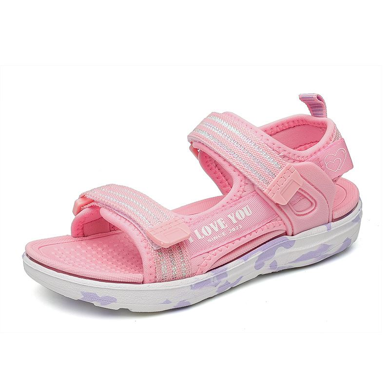Kinderschuhe Sandalen Mädchen Strandschuhe 10 Jahre alt Große Kinderschuhe Mädchen Prinzessin Rutschfeste Kinderschuhe mit weicher Unterseite Sommer Kleine Mädchen_voghion.com