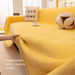 Puxu Chenille Sofa Throw All-Season Thickened One-Piece High-End Solid Color Full Cover Set_voghion.com