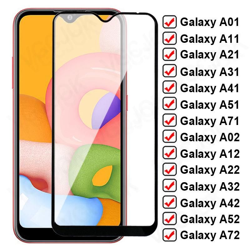 100D Protective Glass For Samsung Galaxy A01 A11 A21 A31 A41 A51 A71 Tempered Screen Protector A02 A12 A22 A32 A52 A72 Glas Film_voghion.com