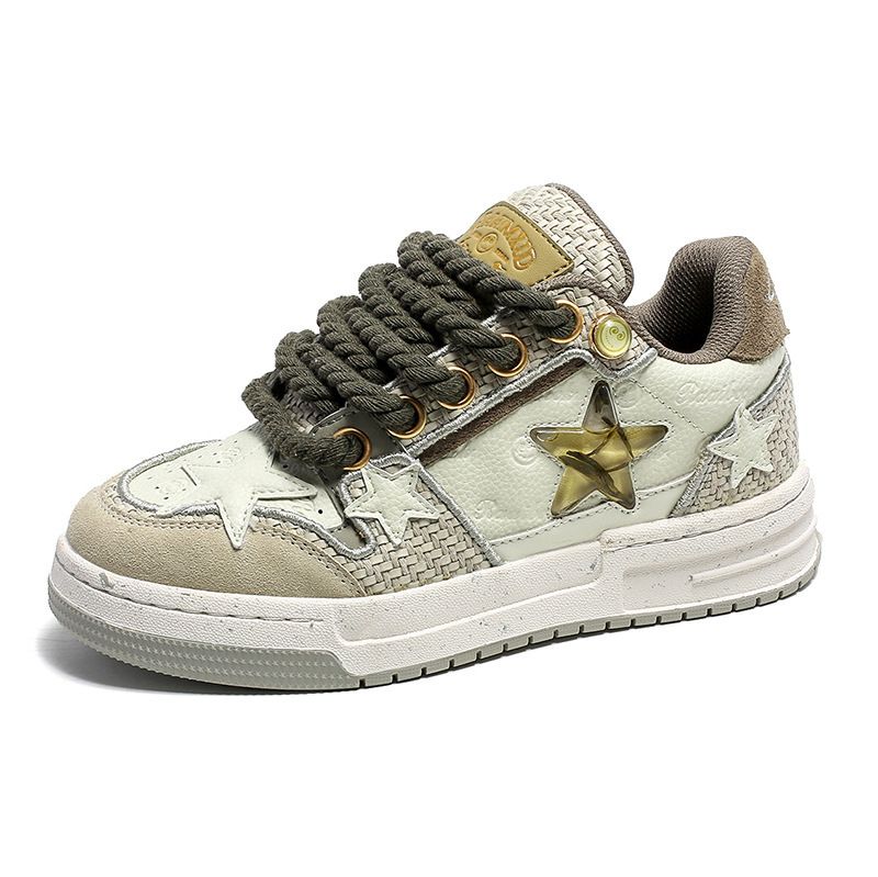 West Lake Longjing Ins Stijl Nationale Tide Trend Nieuwe Casual Star Skate Schoenen Zomer Paar Mode Skate Schoenen_voghion.com