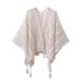 Gradient Color Spring And Summer Thin Openwork Dress, Large Shawl, Women's Ethnic Cloak_voghion.com