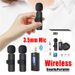 Microphone cravate sans fil 3,5 mm, Bluetooth, mini-micro pour appareil photo, téléphone, Royaume-Uni_voghion.com
