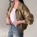 Cappotto corto a maniche lunghe, versatile, casual, ampio e alla moda, per donna, stile coreano chic, primavera e autunno_voghion.com