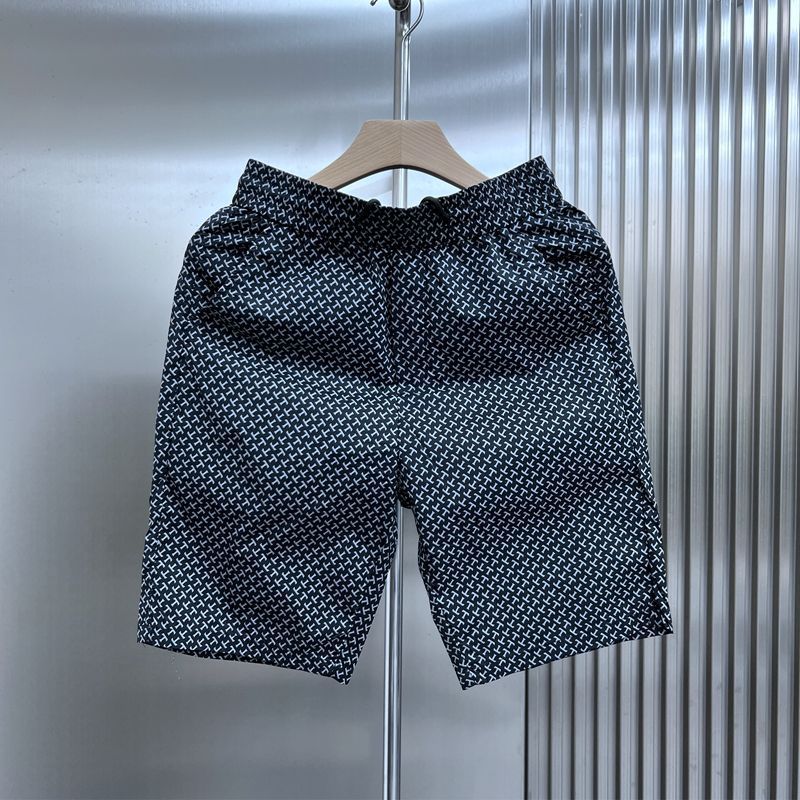 Herrenbekleidung Einfache lockere Sport-Shorts für Herren im Sommer, dünn, atmungsaktiv, Jacquard, vielseitig, gutaussehend, lässig, gerade Shorts, Trend_voghion.com