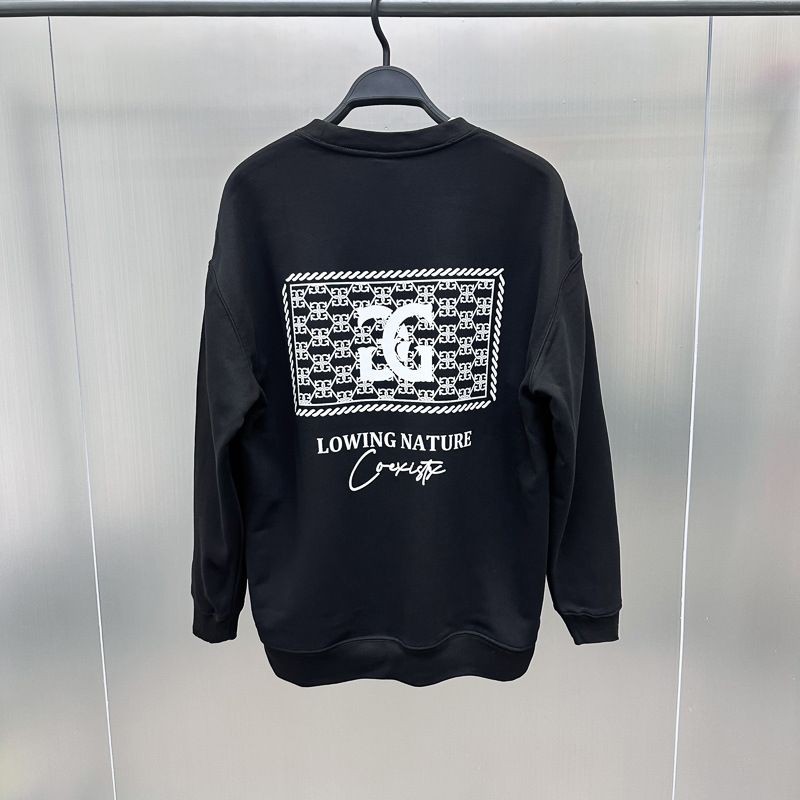 Férfi ruházat Ősz és Tél Új Trendi Márkás Férfi Kerek Nyakú Gg Word Pulóver Frottír Pulóver Páros Divat Pulóver Bwcre3285_voghion.com