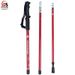 3-Section Straight Handle Trekking Pole Aluminum Alloy 6061 Multi-Functional Walking Elderly Hand Crutch Jungle Leopard_voghion.com