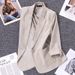 Women's Lightweight Linen Blazer – Short Sleeve Casual Jacket In Sage Green (S-4XL, Breathable Summer Office Wear, Wrinkle-Resistant)_voghion.com