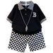 Kids Clothing Boys' Polo Shirt Suit Fashionable Short Sleeved Boy Baby Summer Clothes Street Clothes_voghion.com