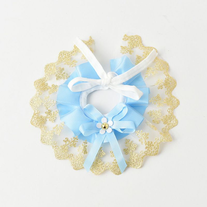Tedora New Pet Scarf, Cat Drool Towel Collar, Dog Lace Collar_voghion.com