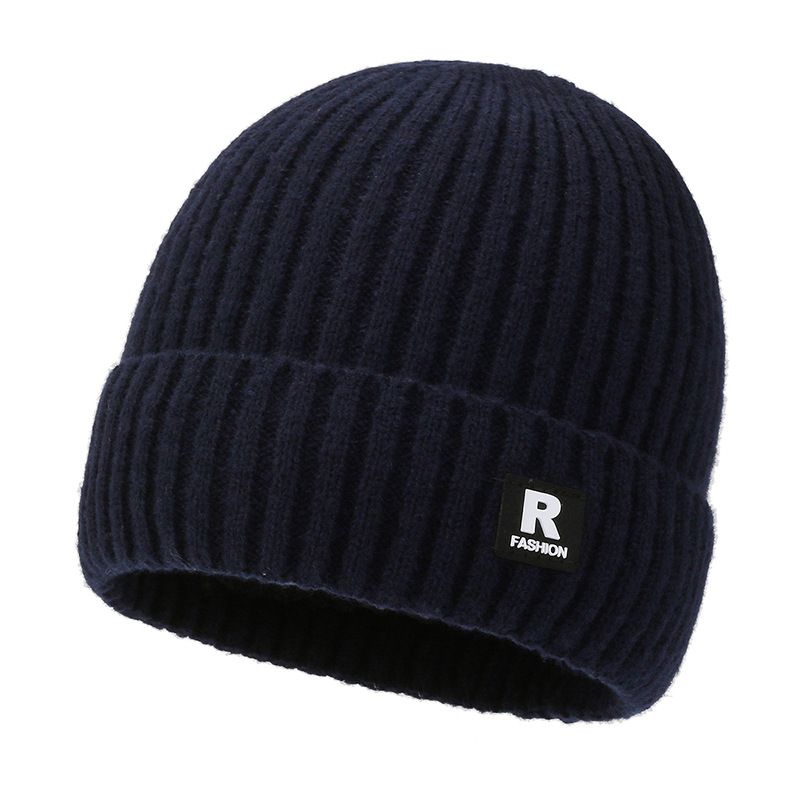2023 New Autumn and Winter Men's Knitted Hat for Going Out Cold Protection, Plush Ear Protection Hat, Youth Fashion_voghion.com