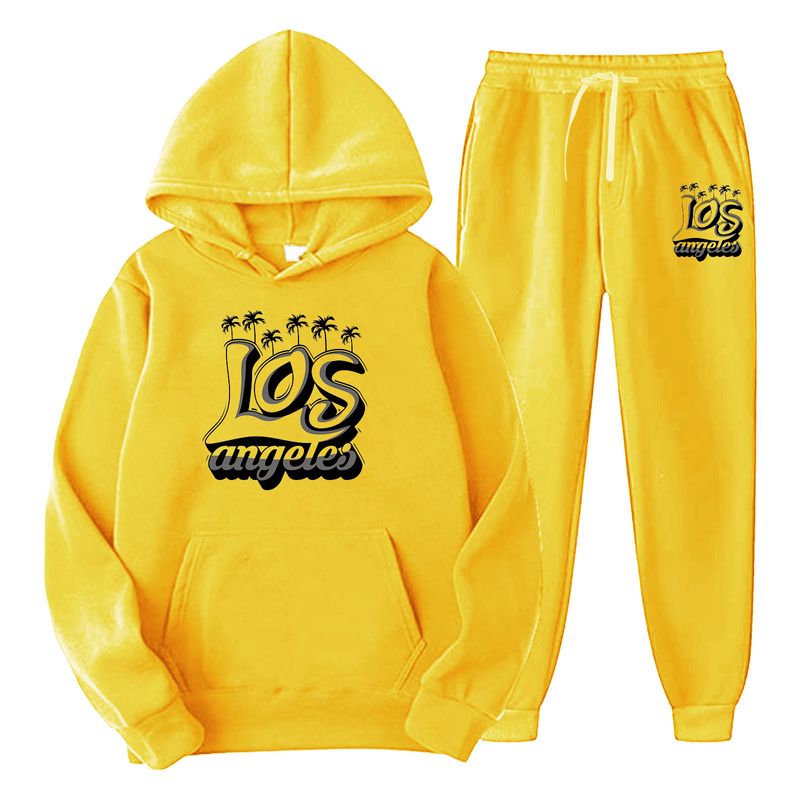 Men's Clothing Men's Suit Pullover Sweatshirt Sports Suit Sweatshirt Suit Fashionable Fleece Men's Hoodie_voghion.com