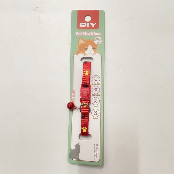 Producent Pies Pojedynczy Dzwonek Odcisk Łapy Kot Klamra Popularna Obroża_voghion.com