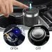 Posacenere per auto con luce a LED, posacenere universale in lega, tazza in alluminio, posacenere automatico senza fumo, portasigarette ignifugo_voghion.com