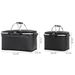30L sammenklappelig picnic campingkurv Stor isoleret indkøbskøler Hjemmeopbevaring Hæmmertaskekasse Udendørs Picnic Organizer_voghion.com
