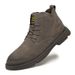 Men's Casual Men's Leather Boots Front Breathable Martin Boots Low Heel Tooling Boots Non-slip Bottom_voghion.com