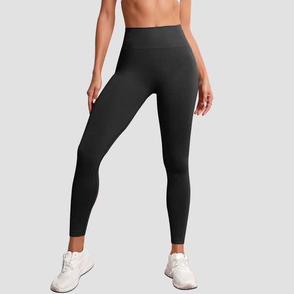 Damenbekleidung Hohe Taille Hüftheben Nahtlose Enge Schnelltrocknende Fitnesshose Oberbekleidung Laufsport Yogahose_voghion.com