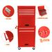 Tool Cabinet On Wheels, 6-Drawer Lockable Rolling Tool Chest W/ 4 Universal Wheels, 2 In 1 Detachable Tool Box Storage Organizer For Garage Workshop Repair Shop,RED_voghion.com