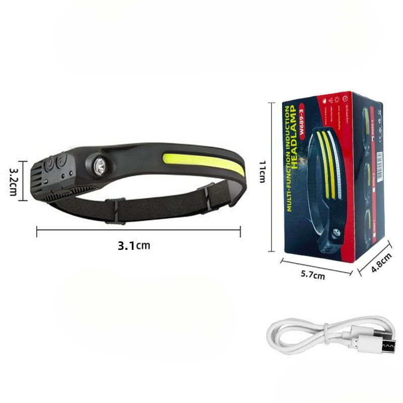 Induction Headlamp Strong Light Rechargeable Floodlight Dedicated Head-Mounted Ultra-Bright Work Long Battery Life LED_voghion.com