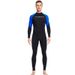 New wetsuit men's one-piece thin wetsuit snorkeling surfing sunscreen jellyfish quick-drying swimsuit_voghion.com