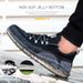 Chaussures de sécurité ultra-légères pour hommes, embouts en acier anti-écrasement et anti-perçage, chaussures de sécurité respirantes tissées pour hommes_voghion.com