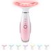 7 Color Neck Face Massager - Facial Massager Tool For Skin Care At Home, Vibrating Face Massager With Thermals, Pink_voghion.com