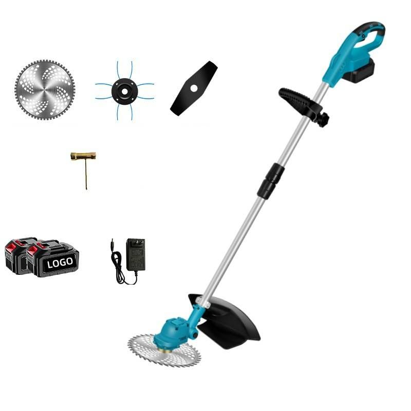 Cortadora de césped eléctrica de batería de litio, multifuncional, pequeña, de mano, para el hogar, recargable_voghion.com