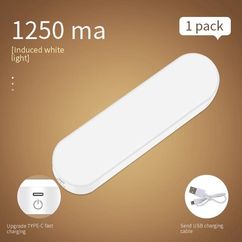 Motion Sensor Night Light - Smart Auto On/Off Rechargeable Battery Voice Control (Warm White LED)​​_voghion.com