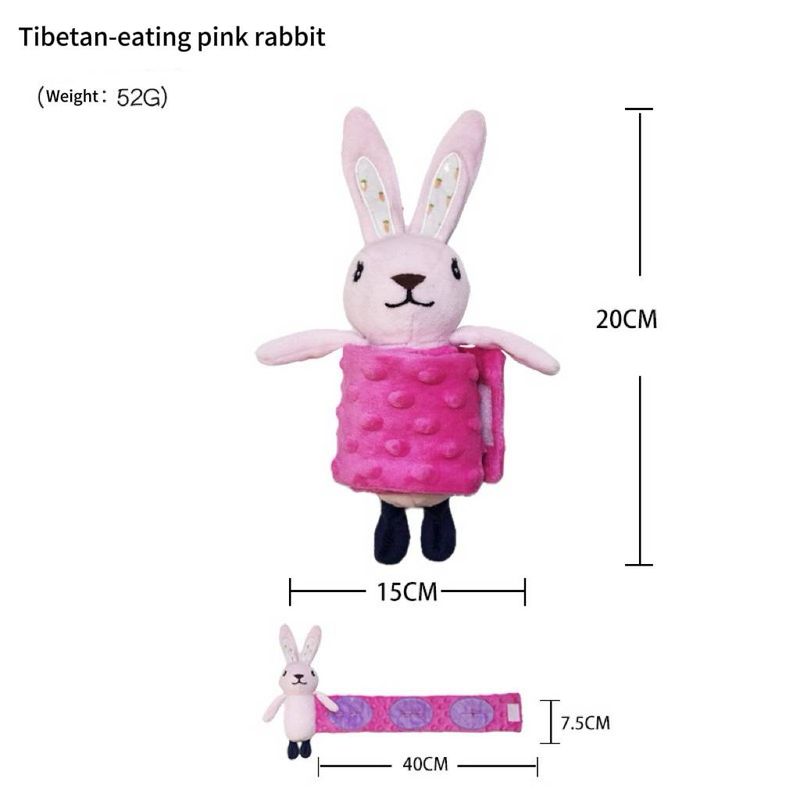 insta - Worthy Plush Dog Toy - Snuffle Scented Bunny With Squeakere, Mental Stimulation Treat - Hiding Puppy Toy_voghion.com