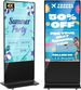 55 inch 4K digitale signage displaykiosk, staande reclameposter voor binnen, LCD-commercieel display, Android-systeem, HDMI/USB/wifi_voghion.com