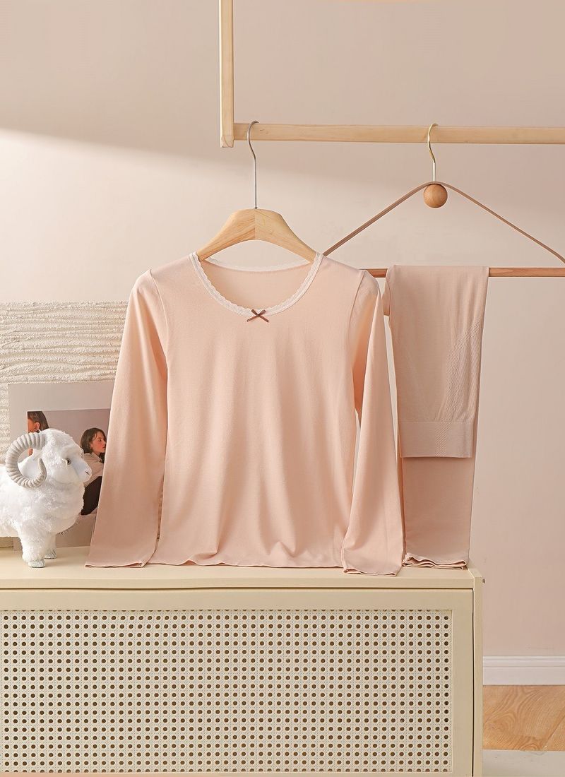 Machine Washable Wool Seamless Body Shaping Warm Underwear Set | Wool Slimming Pants 2025 Autumn/Winter Edition_voghion.com