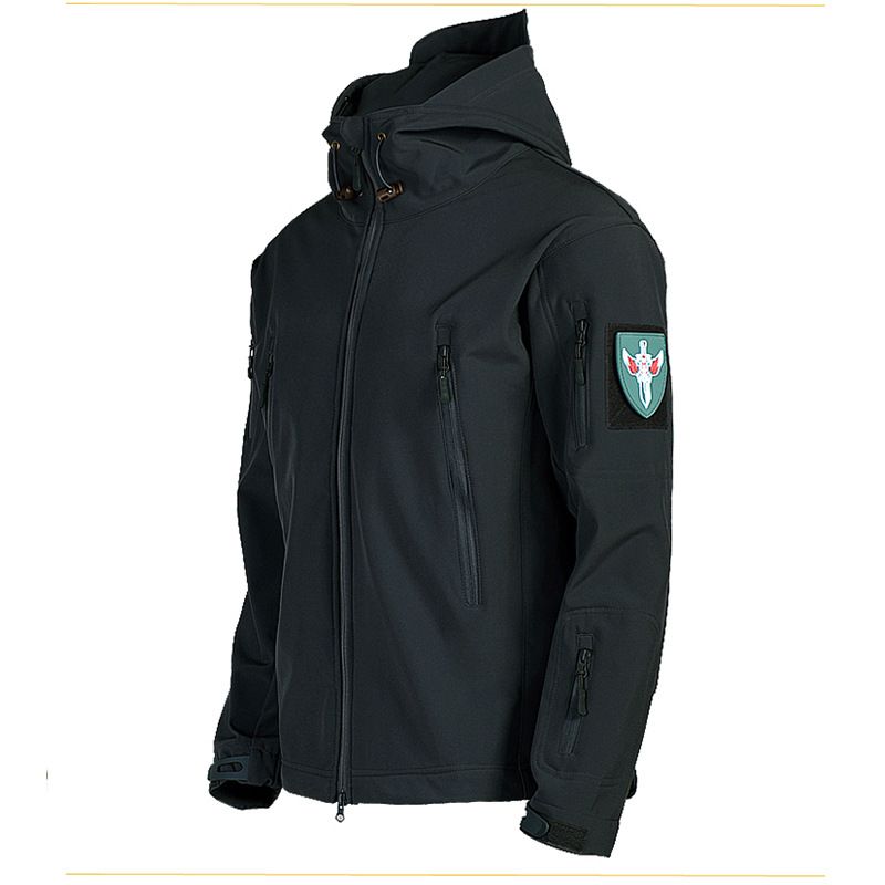 Sharkin soft-shell hardshell men's outdoor tactical jacket windbreaker_voghion.com