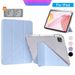 Funda transparente para iPad Air 6 M2 5 4 10.9 pulgadas Pro 11 M4 2024 10.ª, 9.ª, 8.ª generación, 7.ª, 10.2, 6.ª, 5.ª, 9.7 Mini 6, funda para tableta con portalápices_voghion.com