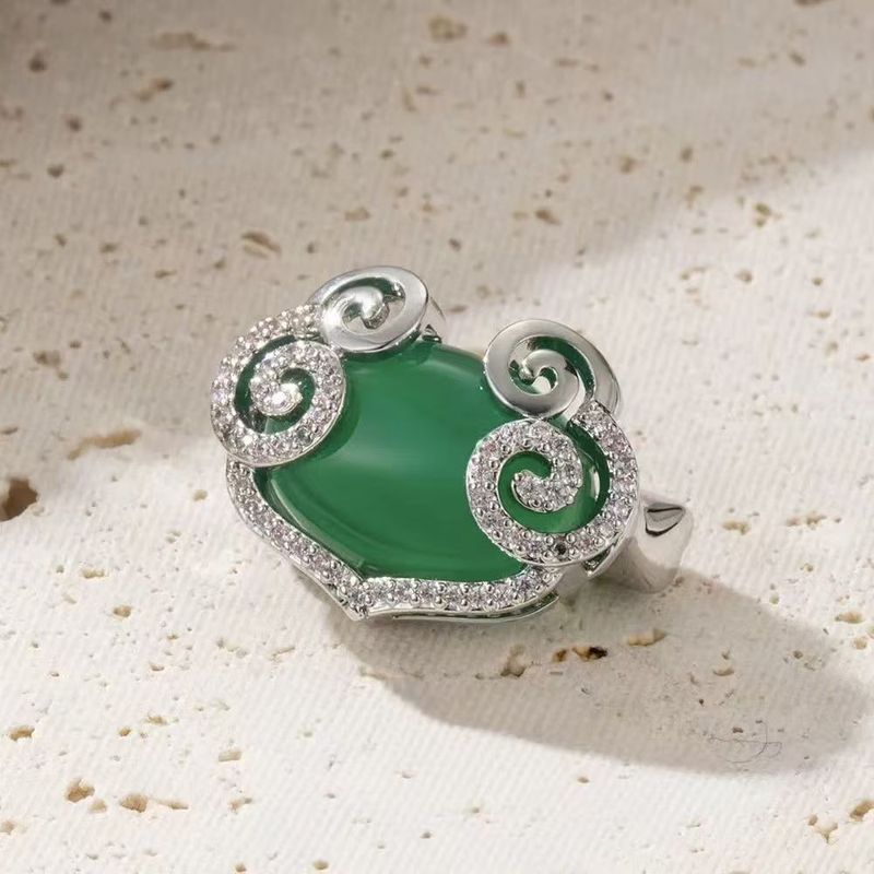 Guochao Guofeng Xiangyun Ruyi Brooch High-end Safety Anti-light Brooch Suit Sweater Pin Accessories_voghion.com