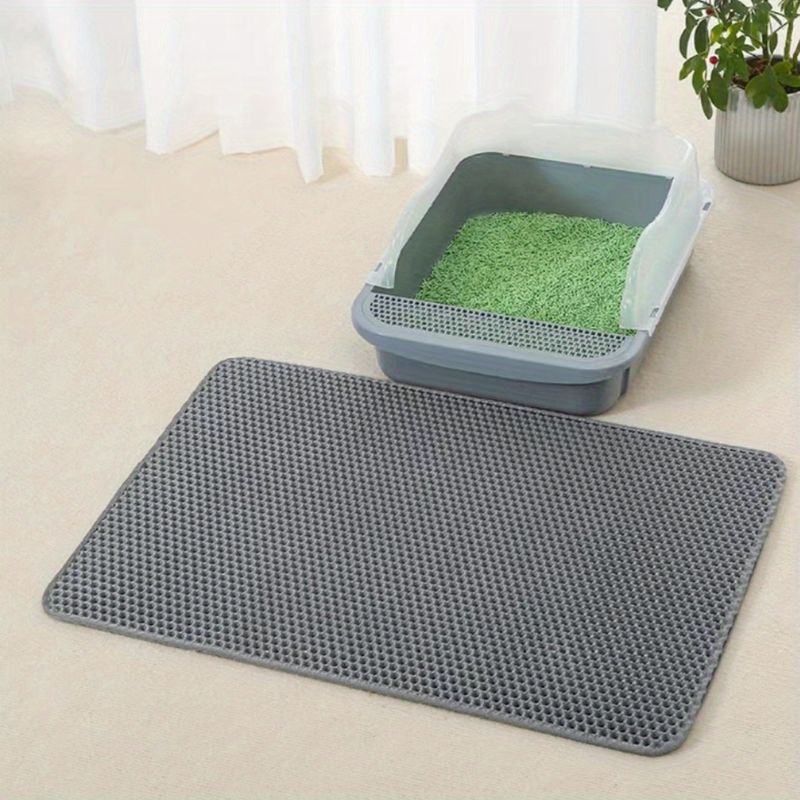 Waterproof Pet Cat Double Layer Litter Box Mat Cats Dogs Pad Washable Litter Mat For Cats Dogs_voghion.com