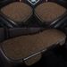 Burlap Car Seat Cushion Three-piece Set_voghion.com