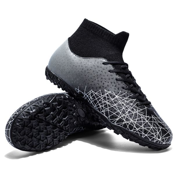 Overseas High Top Ademende Voetbal Indoor Outdoor Platte Trainingsschoenen, Antislip en Stijlvol Haar_voghion.com