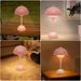 Lampe pot de fleurs champignon - Lampe tactile rechargeable à intensité variable, jolie veilleuse à piles pour chambre d'enfant et utilisation intérieure/extérieure_voghion.com