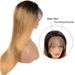 Virgin Brazilian Soft Human Hair 1B#/27# T-Color Long Straight Wigs 13"X4"/13"X6" Deep Parting Swiss Lace Wigs_voghion.com