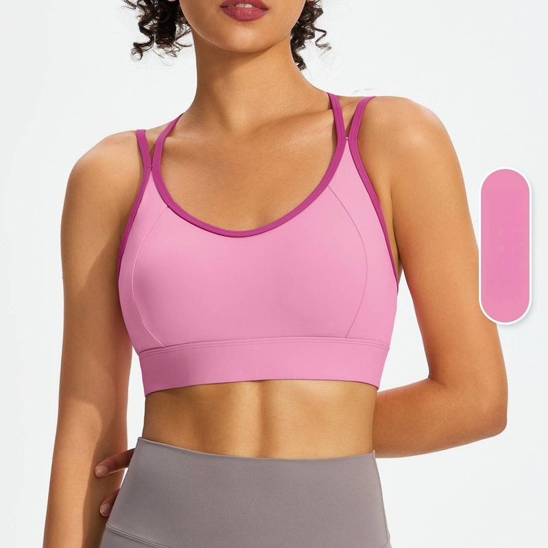 NOKO Sports 7A Antibacterial New Sports Underwear For Women, Shockproof Integrated Yoga Vest, Running Gym High-intensity Bra_voghion.com