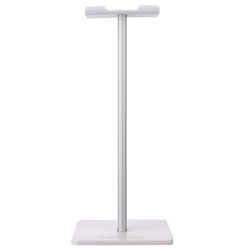 Headphone Stand Headset Holder Earphone Stand With Aluminum Supporting Bar Flexible Headrest ABS Solid Base For All Headphones Size (Black)_voghion.com
