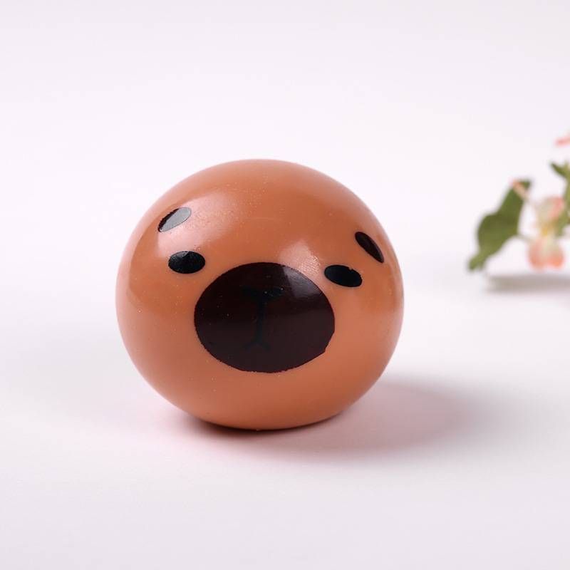 Foam Squishies Creative Decompression Toys That Can't Be Broken By Falling Capybara Squeeze Fun Water Ball Cute Simulation Capybara Decompression Toys_voghion.com