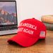 2024 US-Wahlwerbung Rotkäppchen 45-47 Entenzungenhut Make America Great AGAIN_voghion.com