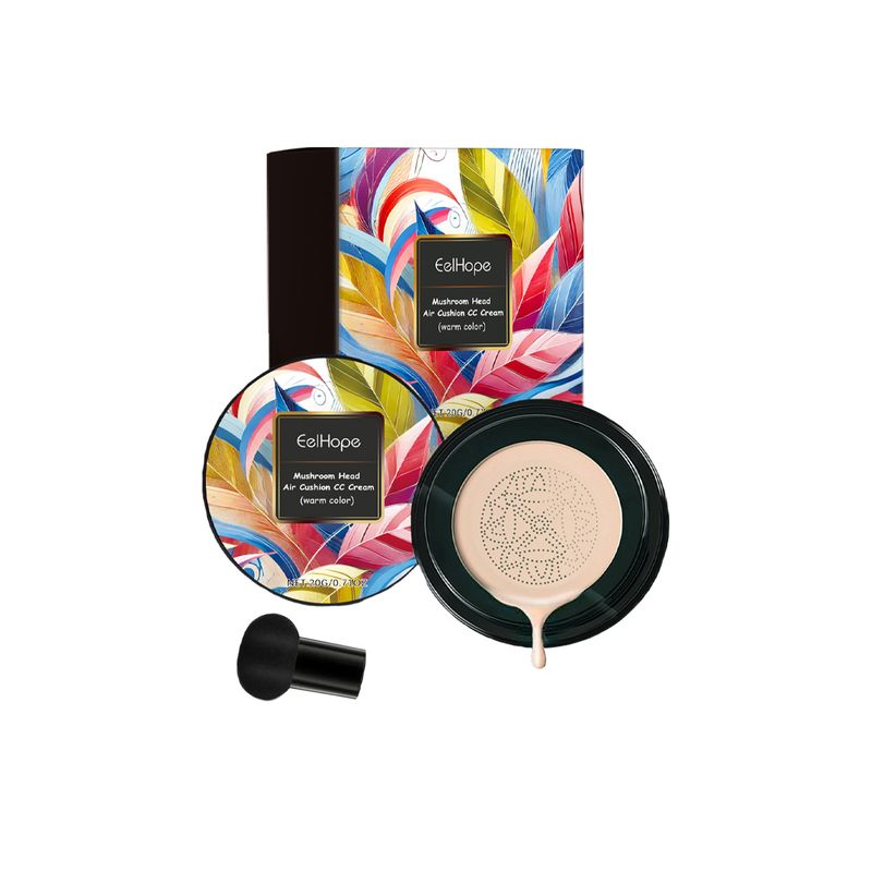 Mushroom Head Air cushion Small mushroom air cushion easy makeup does not clog pores moisturizing natural concealer_voghion.com