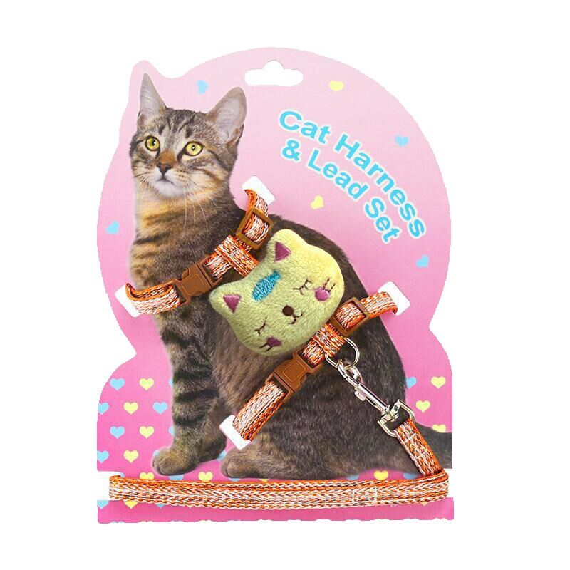 Nouveau type de corde réglable en forme de I pour fournitures pour animaux de compagnie, anti-desserrage et traction confortable pour chat_voghion.com