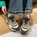 P7Color-blocking Round Head Fashion 2023 Spring And Autumn New Sports All-match Light Luxury Trendy Temperament Casual Running Daddy Shoes Women_voghion.com