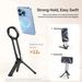 Mobile Phone Magnetic Suction Bracket Mountaineering Buckle Multi-functional Shooting Bracket Portable Live Broadcast Tripod Mobile Phone Bracket_voghion.com