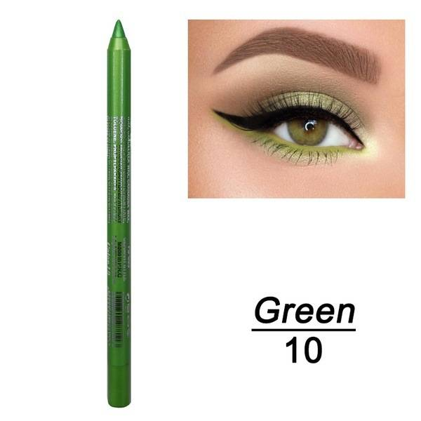 14 Farbe Farb Eyeliner Bleistift Pearl Lidschatten Stift wasserfest und nicht verschmieren_voghion.com