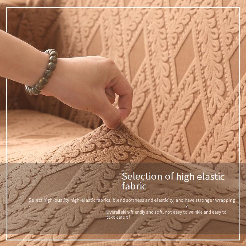 Housse de canapé universelle en rotin épais quatre saisons, housse de canapé universelle trois places, élastique et antidérapante, housse complète_voghion.com