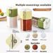 Dual Purpose Salt Seasoning Jar Bottle Kitchen Household Seasoning Bottle Salt Jar Cumin Seasoning Bottle Glass Chili Spice Jar_voghion.com