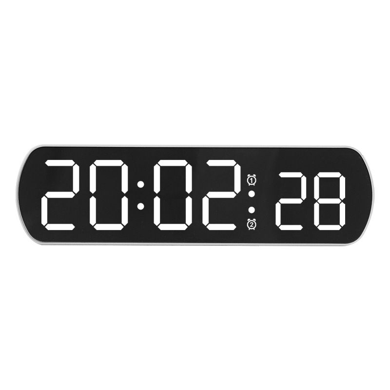 Modern LED Digital Alarm Clock With Temperature Display, Countdown Timer & Adjustable Backlight For Bedroom, Office, Kitchen​_voghion.com